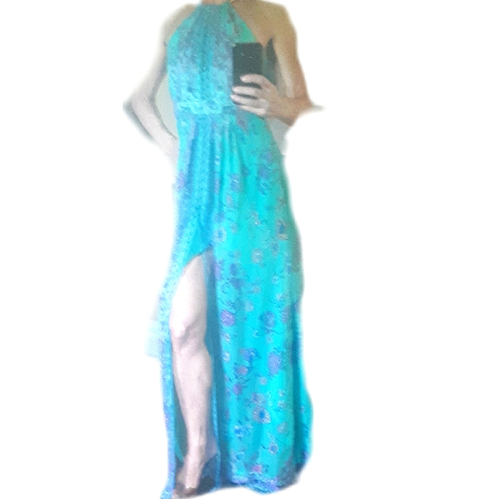 Vintage Laundry By Shelli Segal Green Dress